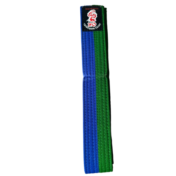 Cinturón Profesional Doble Dolor Azul -Verde