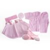 Conjunto de Falda Envolvente Rosado