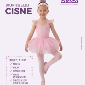 Conjunto de Ballet para Niña "Cisne"